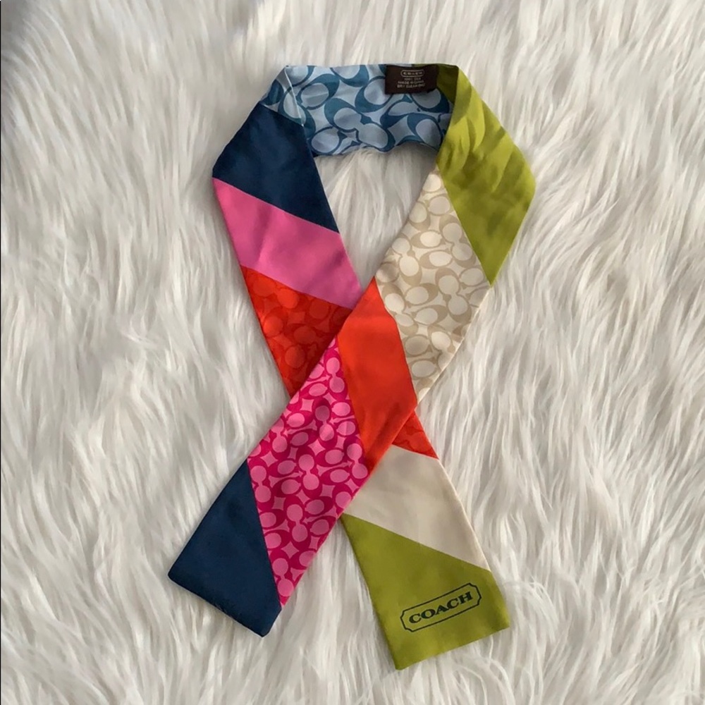 Silk Coach scarf for your hair or purse!